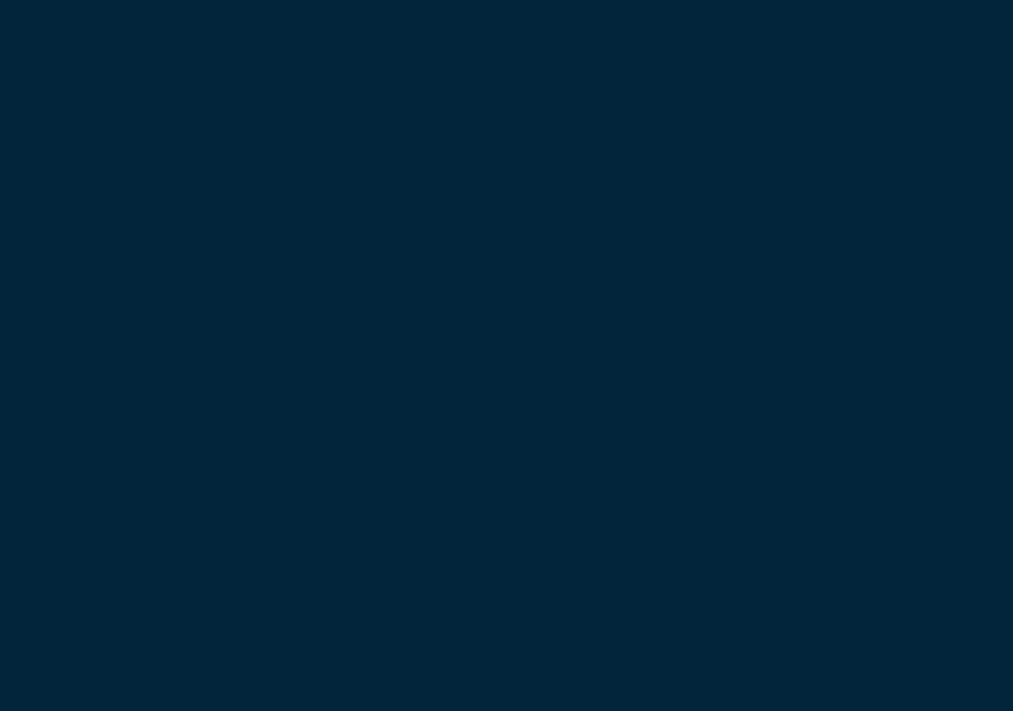 A solid dark teal background.