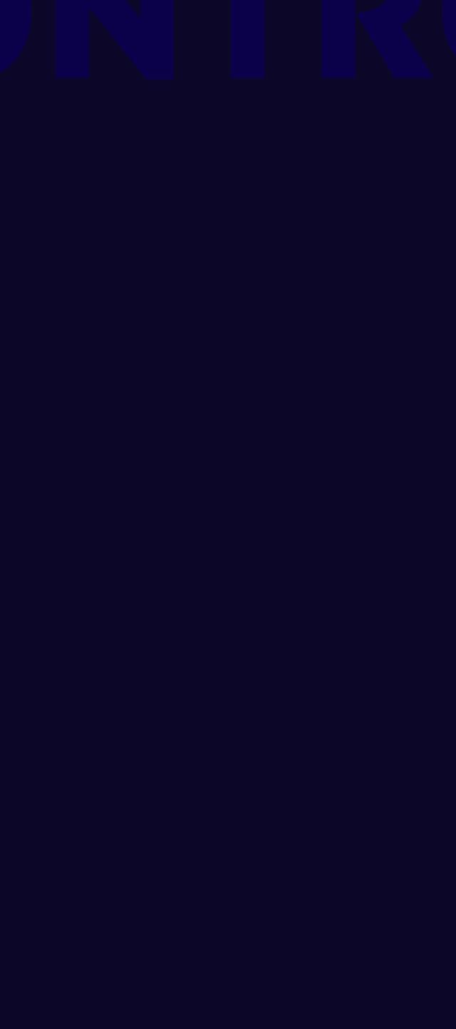Graphique avec le texte « N°6 CONTROL » et un coeur rouge emprisonne derriere des barreaux noirs sur fond bleu fonce.