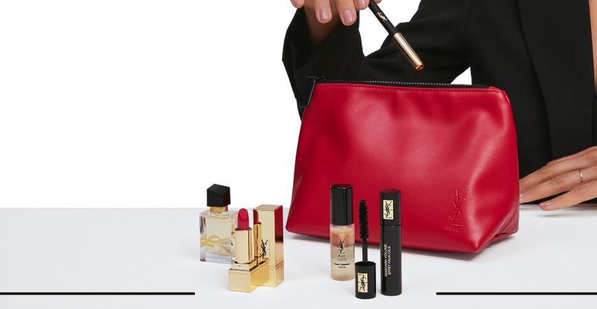 Pochette rouge discount yves saint laurent