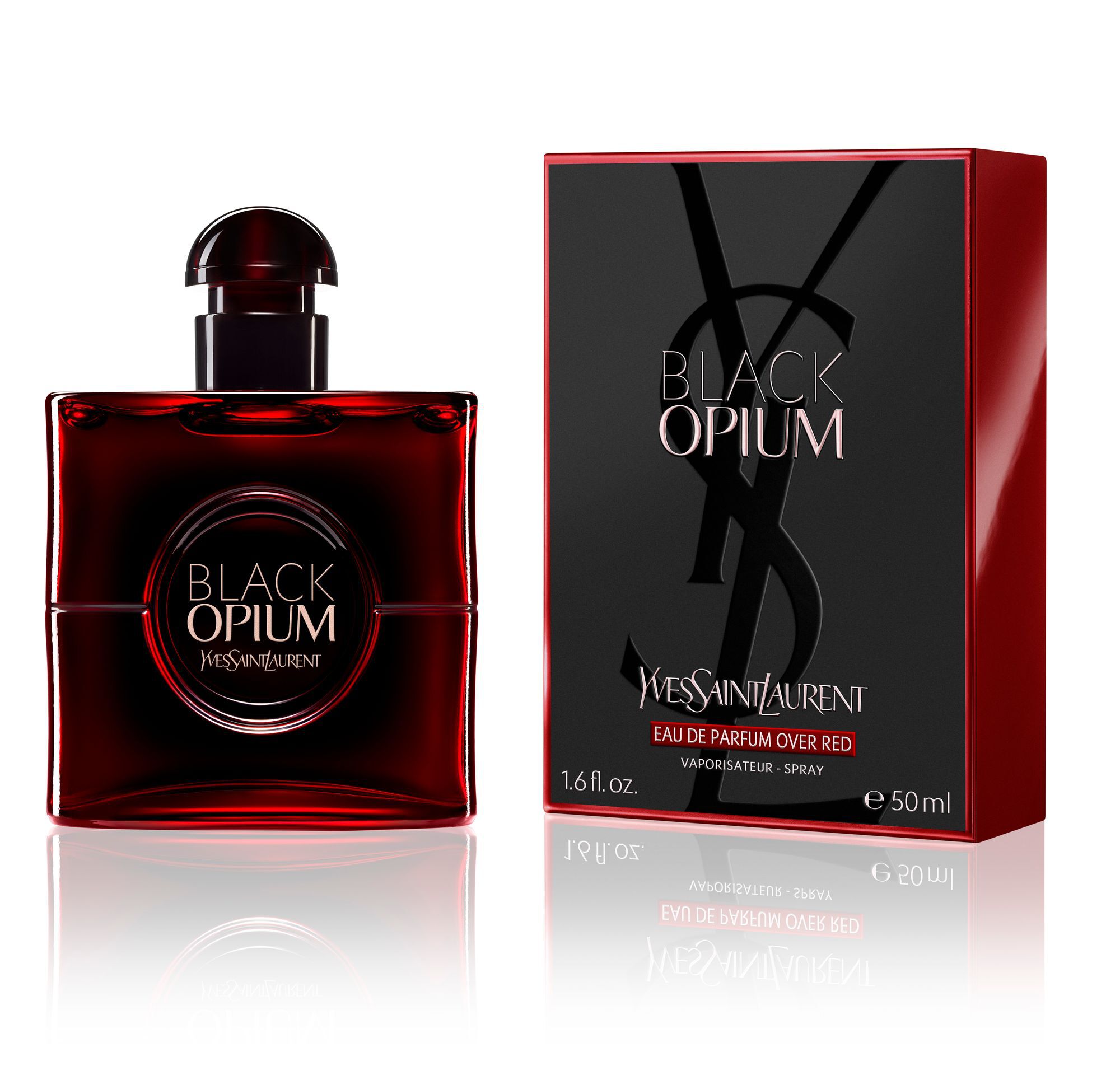 BLACK OPIUM EAU DE PARFUM OVER RED