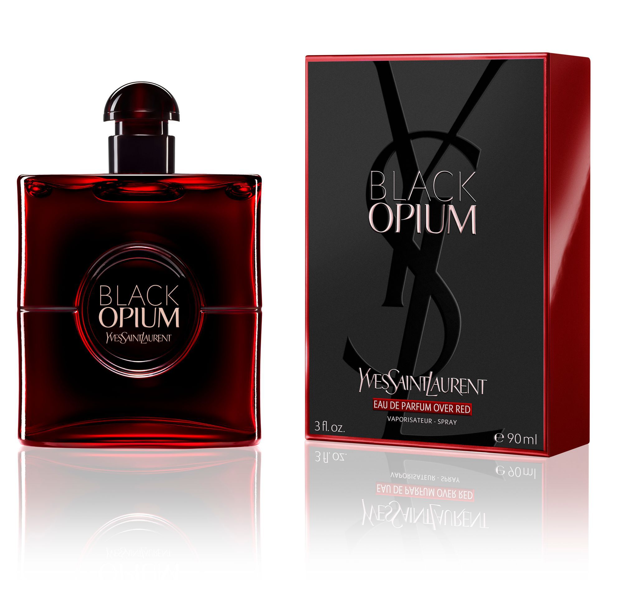 BLACK OPIUM EAU DE PARFUM OVER RED