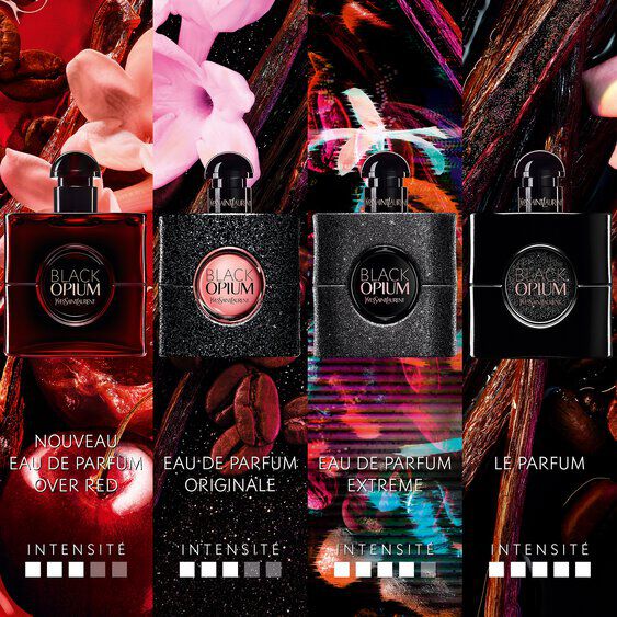 BLACK OPIUM EAU DE PARFUM OVER RED