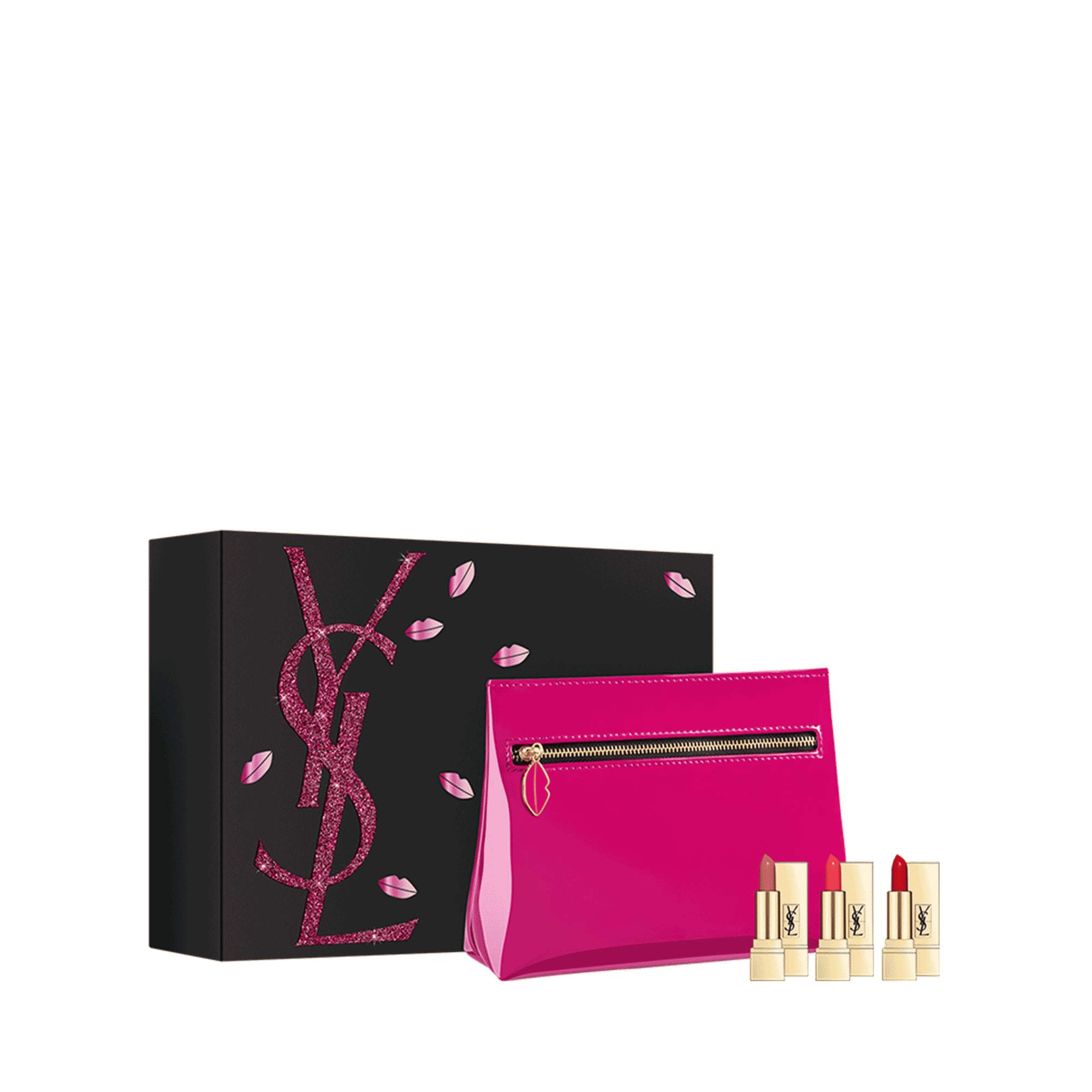 Coffret Rouge A Levre Yves Saint Laurent Cadeau Maquillage | Coffret Rouge Pur Couture | Yves Saint Laurent